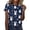 X049-Dark Blue, variant on Neewe Easter Shirts for Women Crew Neck Happy Easter T Shirt Easter Bunny Shirt Cute Rabbit Graphic Tee Gift Spring Tees Tops