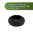 thumbnail image 5 of Bat Grip Choke up Rings 2-Pack for Youth Baseball, Softball and Tee Ball black, 5 of 6