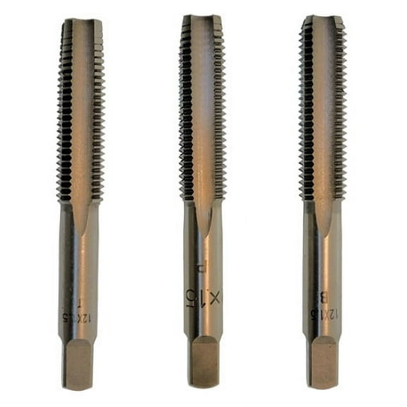 Alfa Tools CSMTS70817 7mm - 1.00mm Carbon Steel Metric Hand Tap Set,