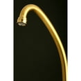 thumbnail image 3 of Kingston Brass KS514SB Kingston Two Handle Wall Mount Kitchen Faucet, Brushed Brass, 3 of 5