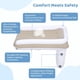 thumbnail image 4 of Cama de avión para jóvenes, cama de viaje inflable para los más pequeños, cómodo colchón flocado, colchón de aire con cinturón de seguridad y bomba para asientos de coche, avión, tren, 4 of 8
