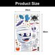 thumbnail image 2 of Decoraciones de Halloween para fiestas de Halloween Decorar pegatinas de ventana Truco o trato Zhivalor BST3138328-3, 2 of 5