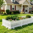 thumbnail image 4 of 2 Pack Plastic Garden Edging Fence, Easy Assembly Weather Resistant Mini Border, Stable Reusable Lawn Divider, Ground Insert Landscape Barrier for Flower Bed Yard Path Patio Outdoor Decoration, 4 of 6