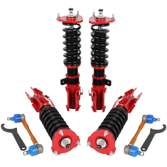 SCITOO Adjustable Damper Coilover Suspensions Shock Struts Kits Assembly Shocks Struts fit for Nissan for Sentra 1991-1994