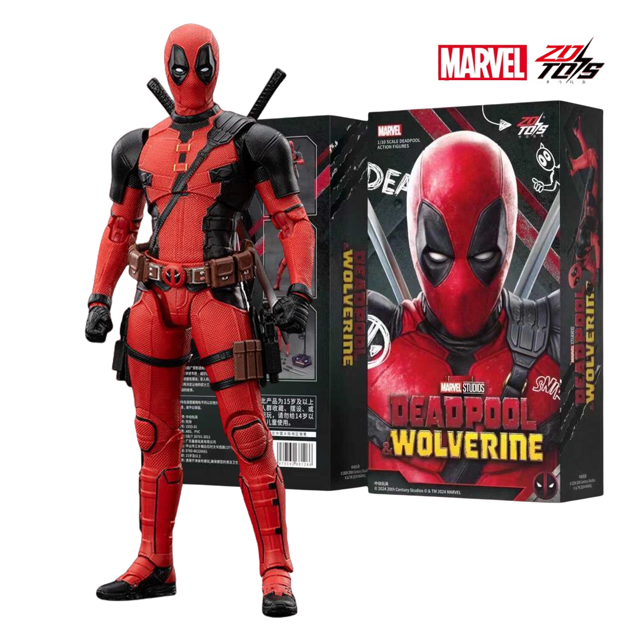 Figura de acción de Deadpool y Wolverine de ZD Toys, figura de la película Deadpool 3, juguete de Deadpool y sus amigos, estatua de colección, juguetes de Navidad