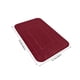 thumbnail image 3 of Alfombra de baño antideslizante | Microfibra ultrasuave y absorbente | Lavable a máquina para baño, ducha y cocina | 40 x 60 cm (gris, rojo y marrón), 3 of 7
