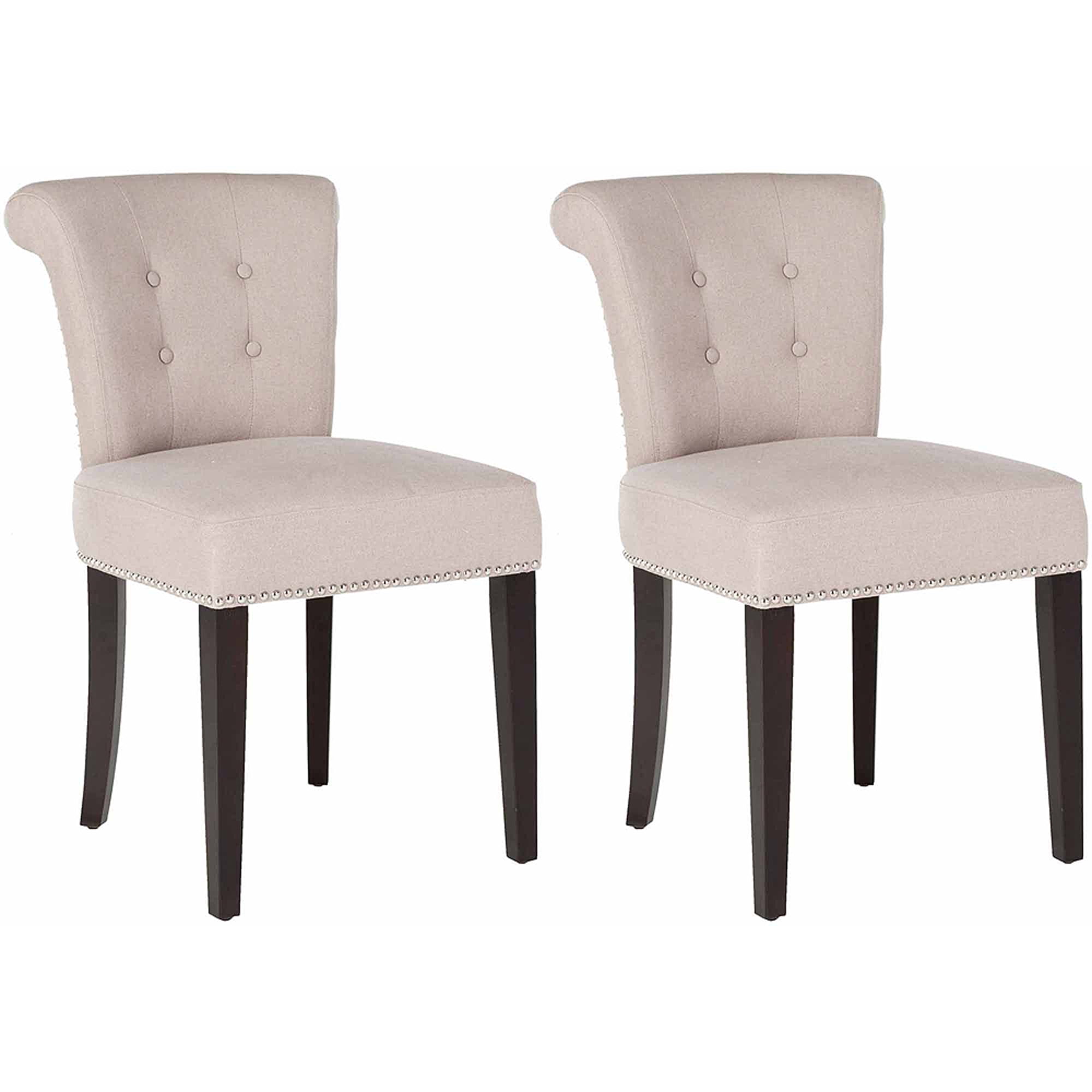 SAFAVIEH Sinclair Contemporary Glam Ring Chair w/ Silver Nail Heads