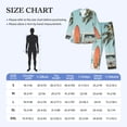thumbnail image 4 of Uemuo Vintage Surf Van Beach Pattern 2-Piece Loungewear Set - Men’s Soft Sleepwear, Cozy Winter PJs, Comfy Sleep Set-, 4 of 7