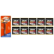 Gillette 7 O'Clock PII Trac II Razor + Trac II Plus Refill Blade Cartridges 10 ct. (Pack of 10)