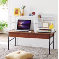 thumbnail image 3 of Lihit Lab Pied de Bureau Largeur 390mm de Haut Type Blanc A7335-0, 3 of 5