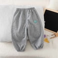 thumbnail image 2 of SHTXOZHI Toddler Boy's Soft Sweatpants Elastic Cuffed Jogger Pants Comfortable Cute Print Sport Outdoor Bottoms, 2 of 8