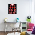 thumbnail image 2 of Stupell Industries Level Up All Day Gamer Canvas Wall Art, design by Marcus Prime, 2 of 7