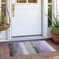 thumbnail image 3 of Dalyn Rugs Machine Washable Indoor/Outdoor Chantille Lavender 1'8" x 2'6" Rug, 3 of 7