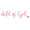 Child of God - Pink, variant on LollyBanks Baby Girl Ruffle Blanket, Organic Cotton Muslin Infant Quilt, 40 x 36 in, Swan Print