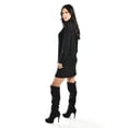 thumbnail image 3 of Vestido de punto con cuello alto Roman Fashion /Juvenil, 3821 (Negro) negro CH, 3 of 5
