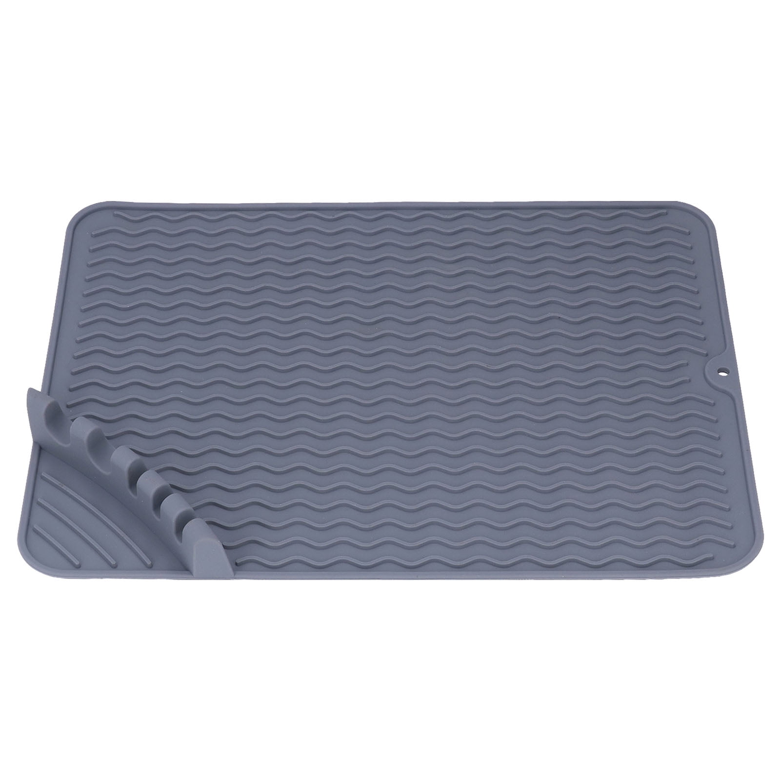 Haykey Silicone Drying Desk Mat,Easy Clean,Kitchen Mat for Counter