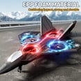 thumbnail image 4 of Avión de Control Remoto NIPLOOOW de Espuma con Luces LED para Acrobacias, 4 of 7