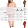 thumbnail image 3 of Yourumao Womens Fleece Pajama Sets for Women 2 Piece Fuzzy Long Sleeve with Long Pants Pjs Soft Cozy Winter Loungewear Pjs, 3 of 8