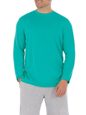 Athletic Works Men's Active Quick Dry Performance Long Sleeve Tee Shirt