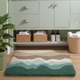 thumbnail image 5 of FRABE Beach Bathroom Rugs, Non Slip Bath Mat Ultra Soft Washable Absorbent Quick Dry, Ocean Sea Theme Bath Rug for Shower Floor, Kitchen Decor, Kids Room,Multicolor 20" x 32", 5 of 11