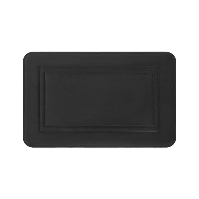 Absorbent Bath Rug, Thick Foam Bath Mat with Soft Velvet Top, Non-Slip Machine Washable Bathroom Mat, Cushioned Floor Carpet for Bathroom, Bedroom, and Kitchen^