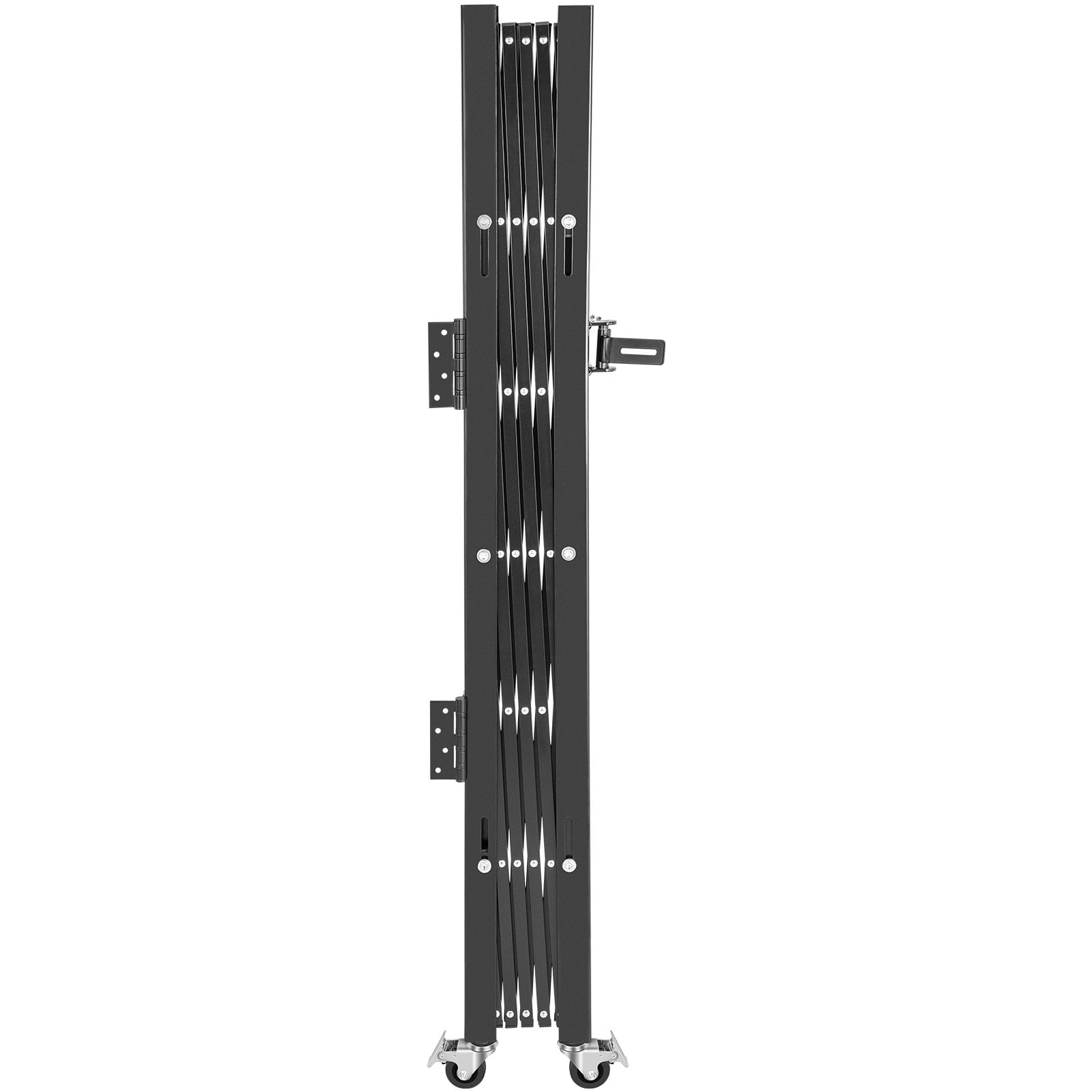 Folding Security Gate, Steel Accordion Design, 5.1'H x 5.9'W with padlock
