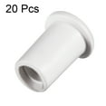 thumbnail image 2 of Unique Bargains 20 Pcs 6.5mm Diamètre Intérieur Cordon de Décharge en PVC Protecteur de Câble Blanc, 2 of 3