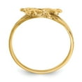 thumbnail image 2 of 14K Yellow Gold Ring Band Themed Polished Horse, 2 of 5