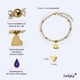 thumbnail image 4 of Pulseras Mujer de Perlas con Dije Oro 18k LuckyLy, Brazalete con Dije de Acero Inoxidable Baño Oro 18k, Modelo Annie Infinito blanco Corazón, 4 of 5