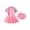 Watermelon Red, variant on Zwiiyzr 2-12Years Toddler Kids Baby Swimsuit Trendy Cute Flowers Leaf Print Swimming Trunks Skirt Seaside Swimsuit Set Pink