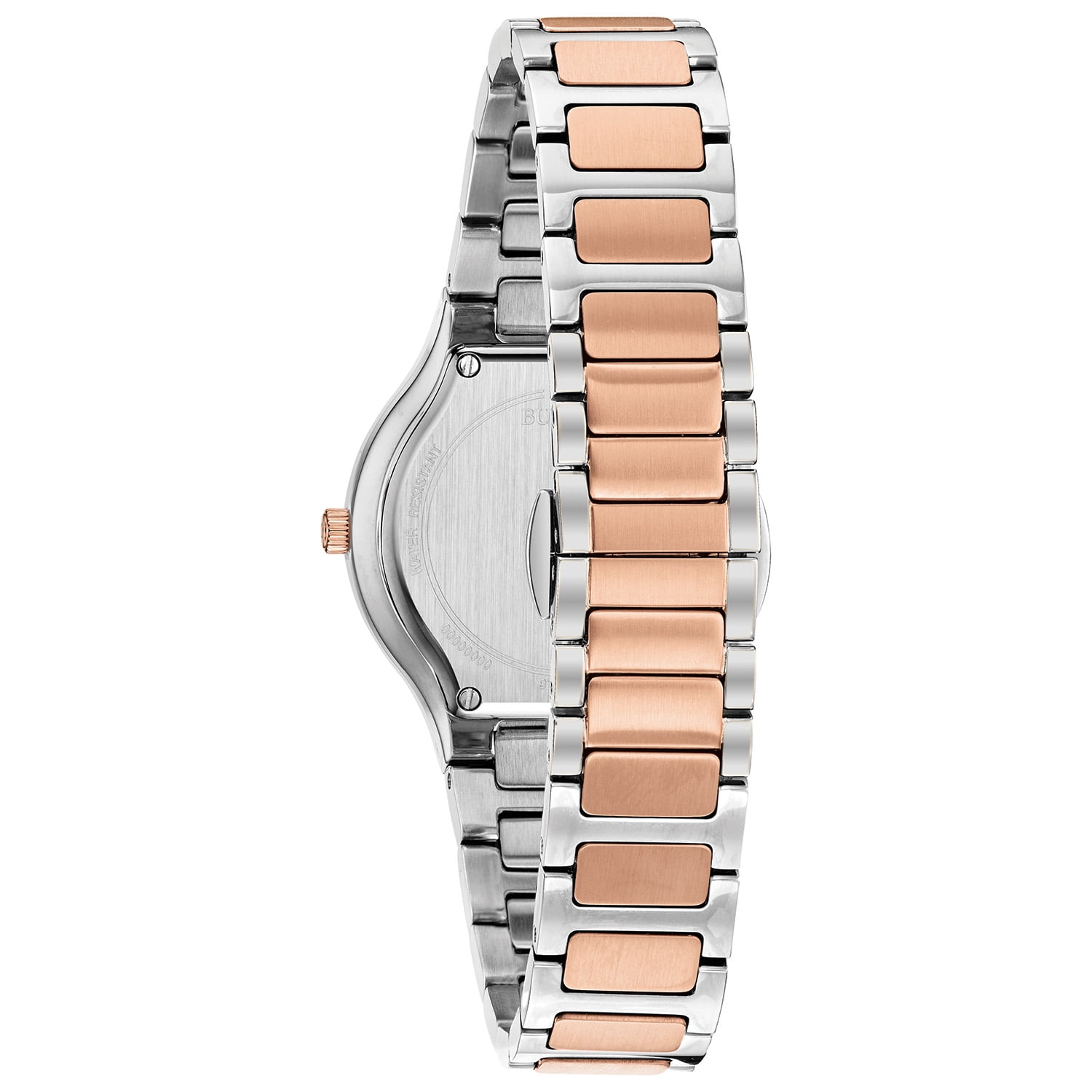 【特別価格】ブローバ/Bulova 98R273 Futuro レディース 腕時計 BULOVA Quartz Diamond Blue Dial Two-tone Ladies Watch 98R273