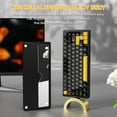 thumbnail image 6 of ATTACK SHARK X86 75% Wireless Gasket Mechanical Keyboard with Knob, CNC Aluminum Turd, 3 Mode Connectivity,82 Key Hot Swappable,Custom Linear Switches RGB Gaming Keyboard for Win/Mac/Linux-Star Black, 6 of 10