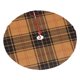 thumbnail image 1 of Falda para árbol de Navidad escocesa a cuadros escoceses en color negro y beige, suave y divertida, decoración navideña de granja con cuello para árbol de Navidad de 48", 1 of 4