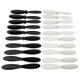 thumbnail image 1 of 20pcs Propellers Airscrew Replace For Hubsan X4 H107 Accessory Black+white, 1 of 5