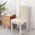 thumbnail image 4 of Chic Decorative Paisley Bohemian Dining Chair Covers 4 Pack Vintage Floral Ethnic Retro Colorful Pattern Washable Polyester Stretch Slipcovers Removable Protector for Artistic Dining Room, 4 of 7
