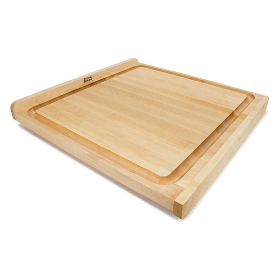 John Boos Countertop Reversible Wood Cutting Board w/ Juice Groove, Maple