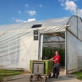 thumbnail image 3 of Durable 10W Solar Panel Fan Weatherproof Dual Cooling Fans For Small Chicken Coops Greenhouses, 3 of 6