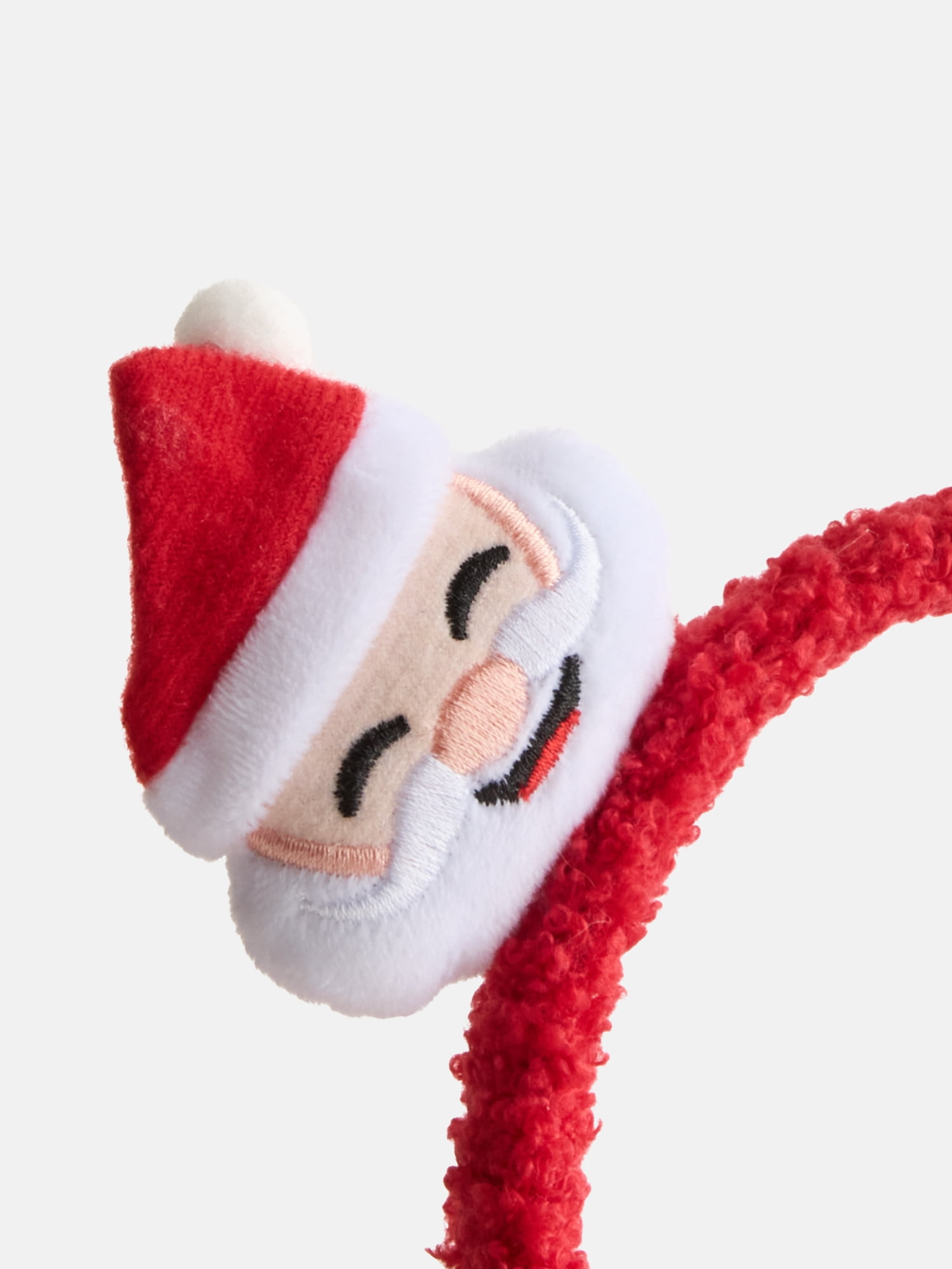 Holiday Time Women's Faux Fur Santa Headband, Red