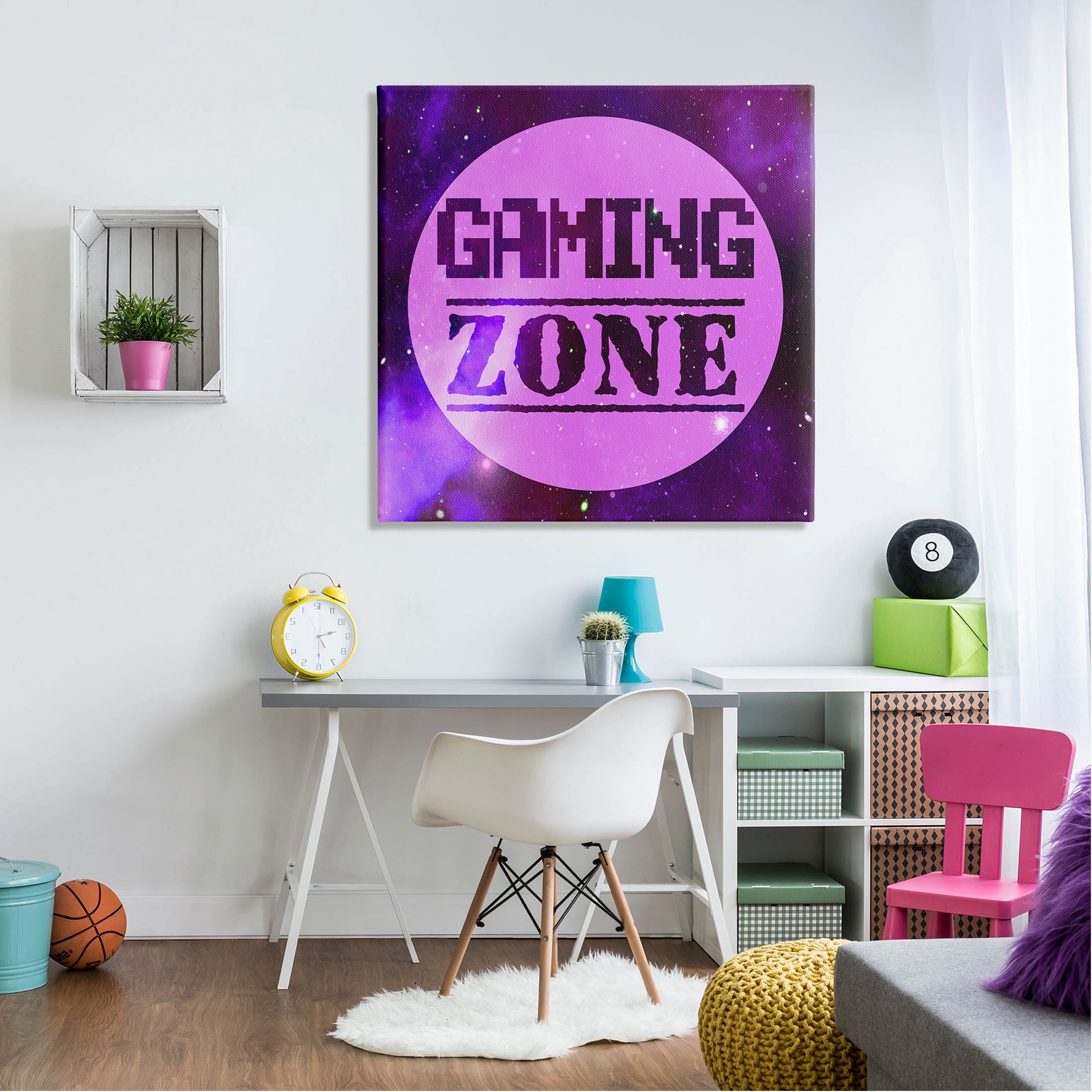 Stupell Industries Gaming Zone Night Sky Graphic Art Gallery Wrapped Canvas Print Wall Art, Design by Marcus Prime