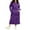 Purple, variant on EDFBUYKRS Female Long Sleeve Hoodie Women's Loose Fit Hoodie Dress with Long Knitted Skirt and Oversized Pocket for Autumn Winter Casual Fashion Wear M