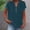 Sky Blue, variant on Short Sleeve Blouse, Tunic Length Linen Top Work Casual Solid Tunic Tops Dressy Casual Top Breathable Summer Shirt Cute Top Ladies Linen Tops Lapel Work Blouses Women Y2K Top