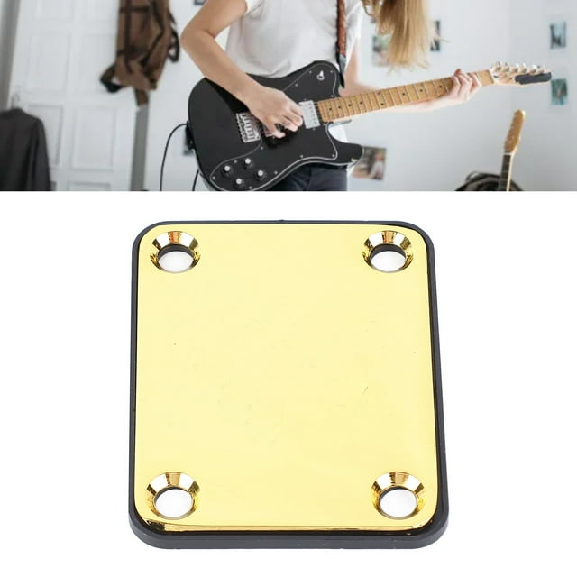 Electric Guitar Neck Plate Metal Electric Guitar Neck Reinforcing Protective Board Replacement Guitar Part For Repair