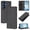 Black, variant on Allytechgroup Flip Phone Case for Samsung Galaxy S26+ with Card Slots, PU Leather Protective Rugged RFID Blocking Slim Fit Non-Slip Shockproof Bumper for Women Men, Mint