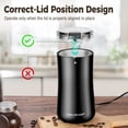 thumbnail image 4 of Coffee Grinder Electric, One Touch Coffee Bean Grinder for Beans, Spices, Herbs and Seeds, Compact Design, with Clean Brush Black, 4 of 4