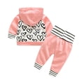 thumbnail image 3 of URMAGIC Newborn Baby Girls Hand-Painting Heart Tops Hoodies Pants 2Pcs Outfits Clothes Set 0-18 Months, 3 of 12