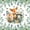 Peach Sage White, variant on Castle Fairy Kawaii Animal Bear Twin Sheets 3pcs,Cartoon Wildlife Bedding,Sage Off White,1 Fitted Sheet, 1 Flat Sheet and 1 Pillowcase