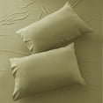 thumbnail image 6 of Lux Decor Collection California King Sheet Set - 4 Pc Cal King Bed Sheets - High GSM Microfiber - Up to 16 Inch Deep Pockets - Lightweight Sheets, Green, 6 of 8