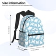 thumbnail image 4 of Lsque Cute Animals Classic Casual Backpack - Large Capacity Water-Resistant Backpack for School, Work, Travel, and Outdoor Activities, 4 of 8