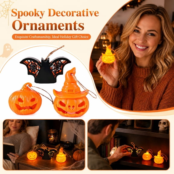 Halloween Outdoor Decor, Outdoor Halloween Decorations Yard, Halloween Porch Decorations, Halloween Party Decorations, 5X4.5X2 in Hollow Detail Bat Halloween Light, 1Pc Battery