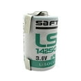 thumbnail image 3 of Saft 1/2 AA 3.6 V Lithium Battery with Tabs LS14250 Non Rechargeable Pack of 2 With Loopacell Cloth, 3 of 6